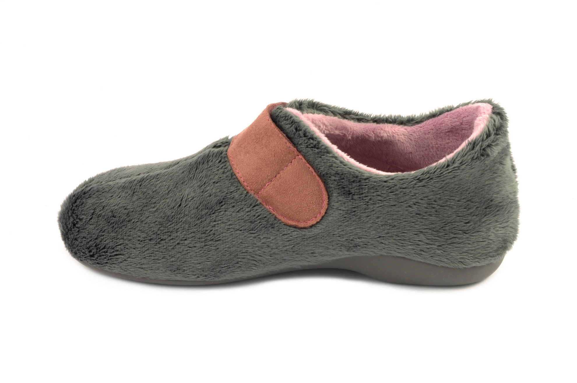 Rebajas Zapatilla cerrada Calzado mujer Garzón TEXTIL GRIS OSCURO MALVA
