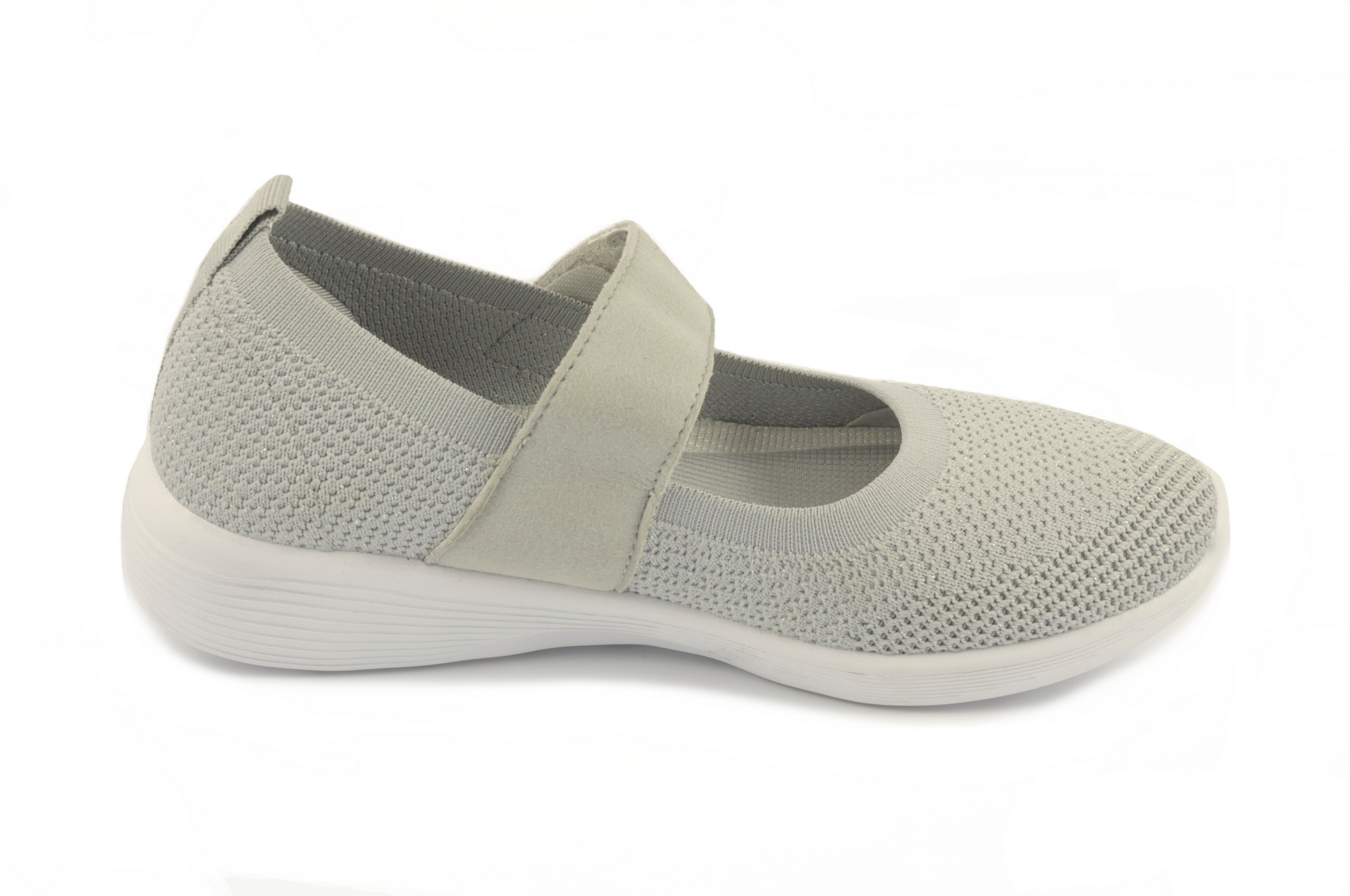 Rebajas Zapatilla mercedes Calzado mujer Doctor Cutillas TEXTIL PLATA
