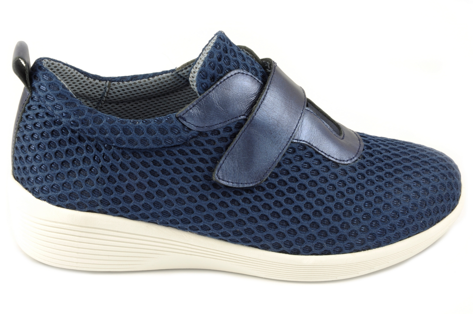 Rebajas Zapatilla cerrada Calzado mujer Doctor Cutillas PIEL/TEXTIL AZUL