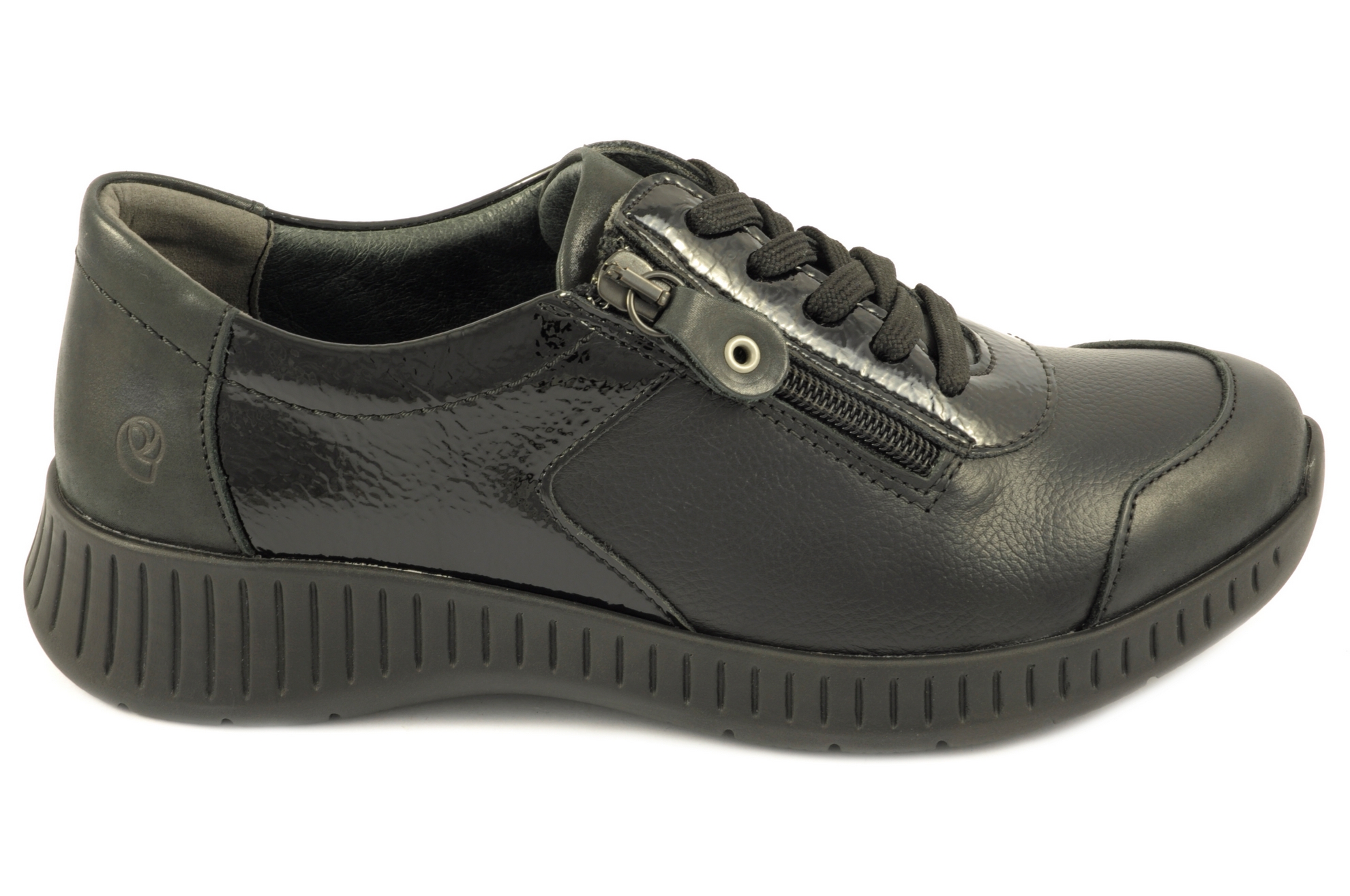 Rebajas Zapato de cordÓn/cremallera Calzado mujer Suave PIEL NEGRO
