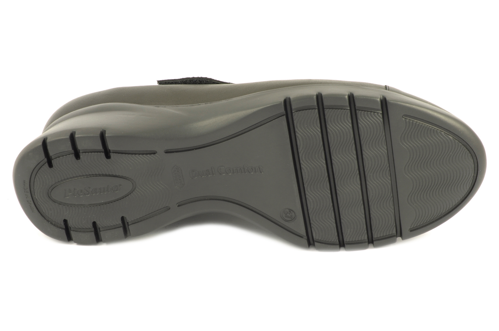 Rebajas Zapato mercedes Calzado mujer Pie Santo PIEL NEGRO