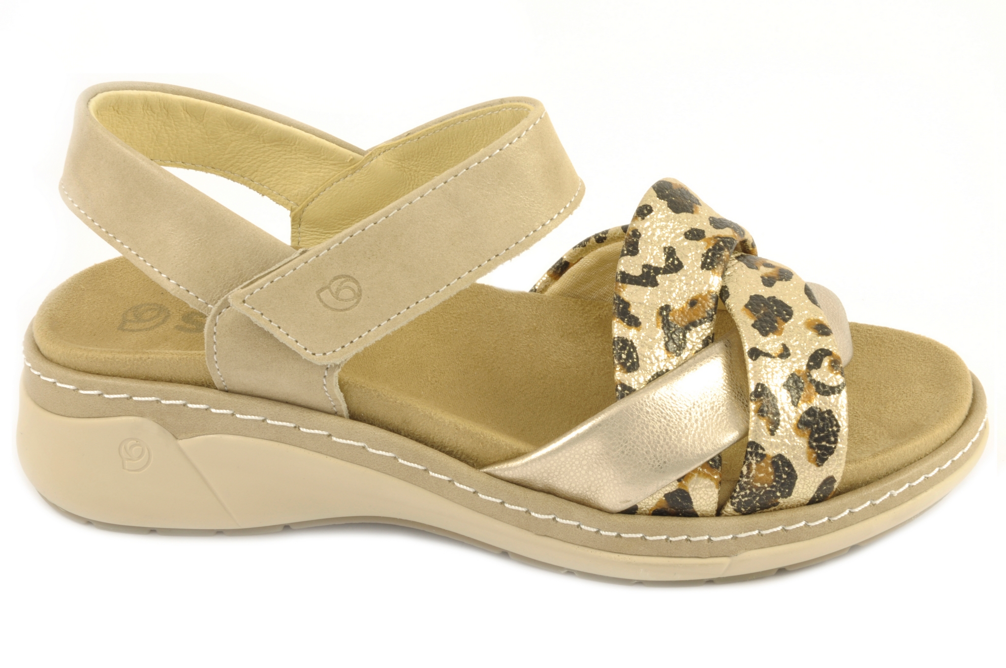 Sandalia con velcro Calzado mujer