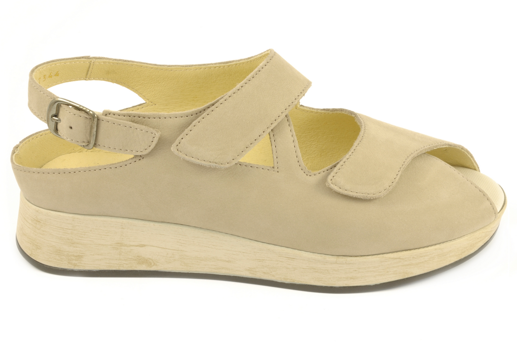 Rebajas Sandalia con velcro Calzado mujer Miquel PIEL BEIGE