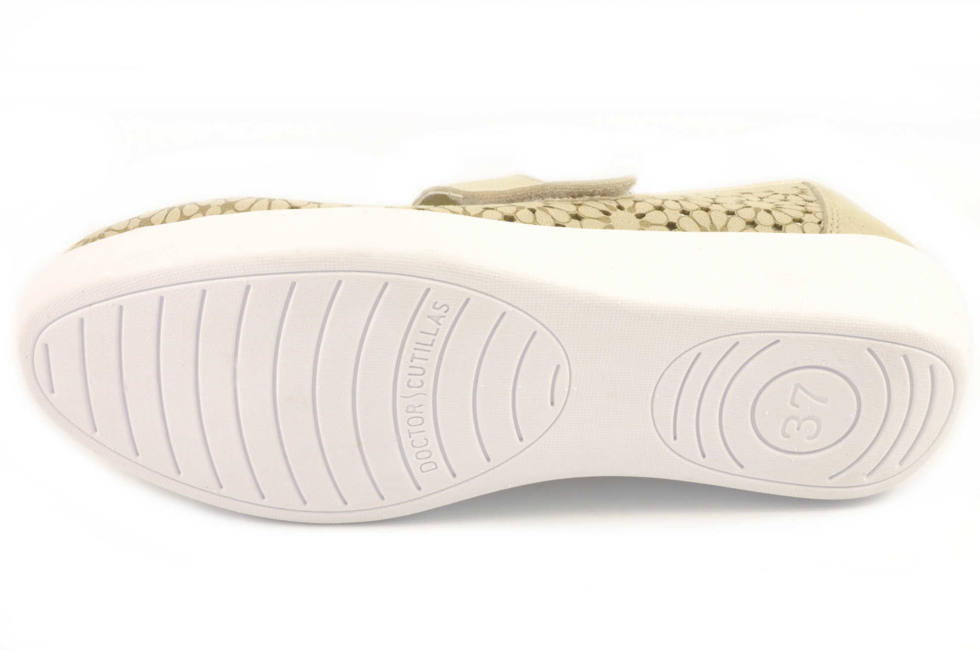 Rebajas Zapatilla mercedes Calzado mujer Doctor Cutillas TEXTIL BEIGE