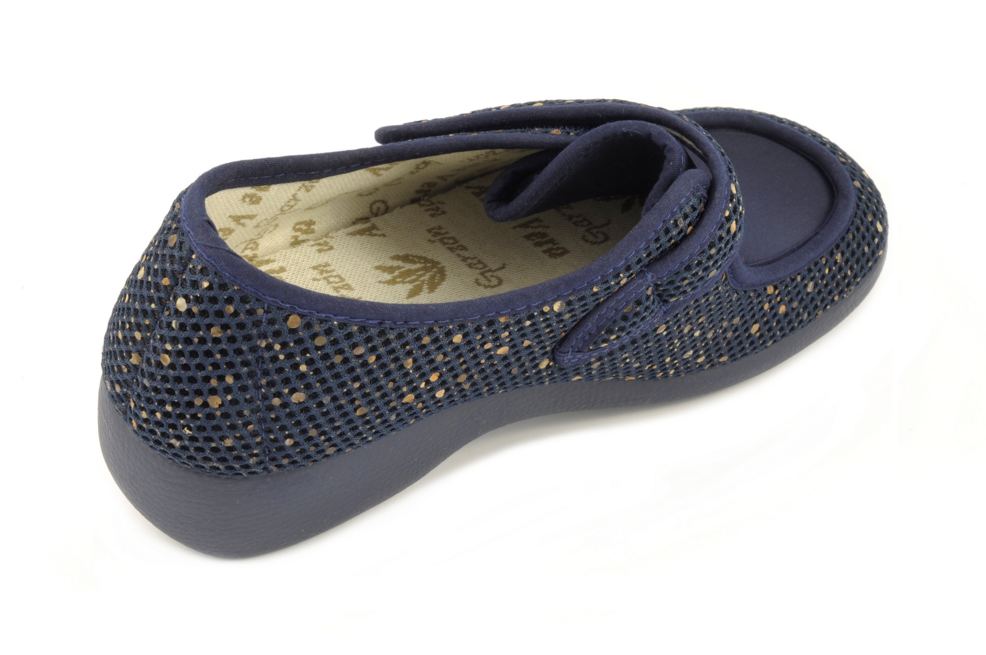 Zapatilla cerrada Calzado mujer Garzón TEXTIL AZUL MARINO