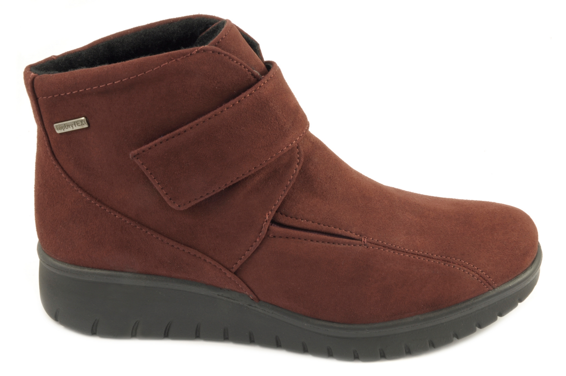 Rebajas BotÍn con velcro Calzado mujer Josef Seibel TEXTIL BURDEOS