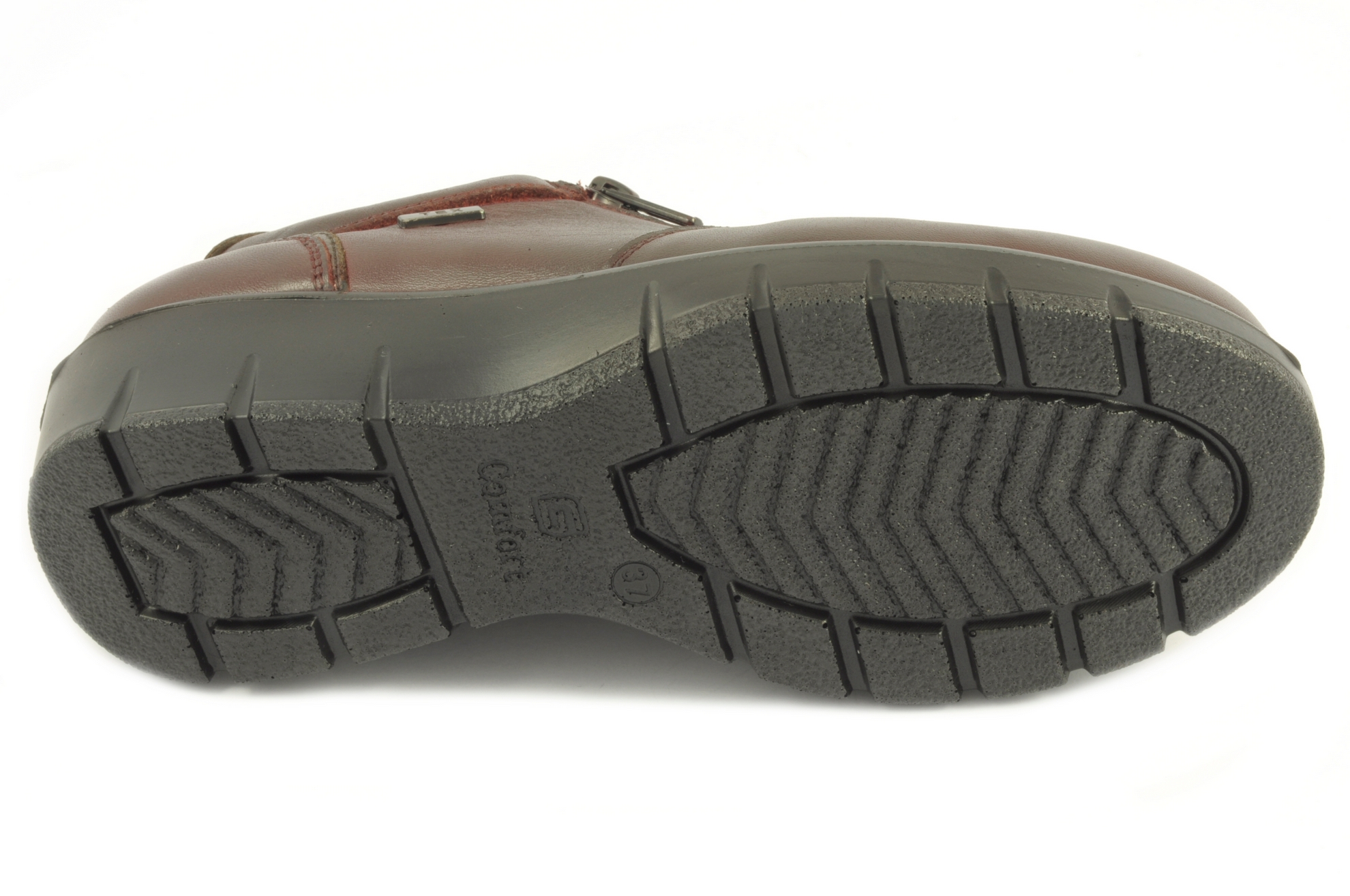 Rebajas Zapato de cordÓn/cremallera Calzado mujer G Comfort PIEL BURDEOS