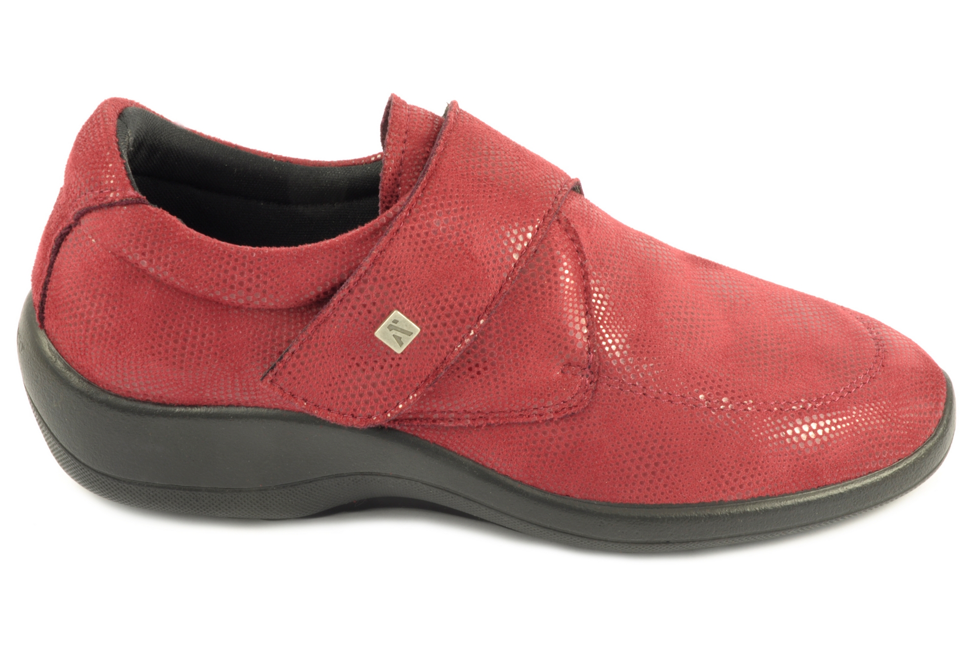 Rebajas Zapato con velcro Calzado mujer Arcopedico TEXTIL ROJO