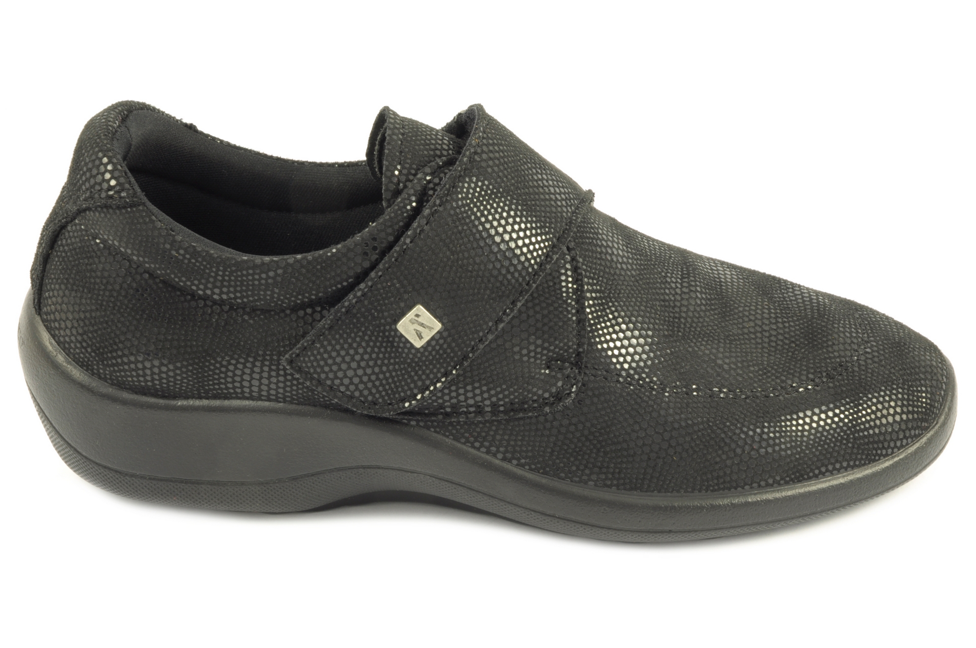 Rebajas Zapato con velcro Calzado mujer Arcopedico TEXTIL NEGRO