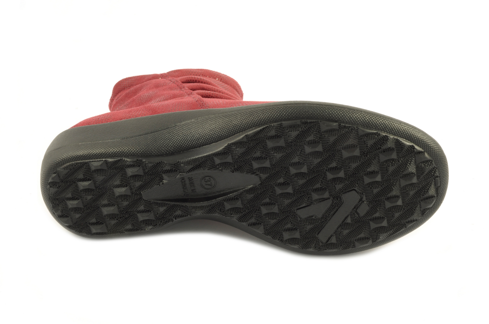Rebajas BotÍn con cremallera Calzado mujer Arcopedico TEXTIL ROJO