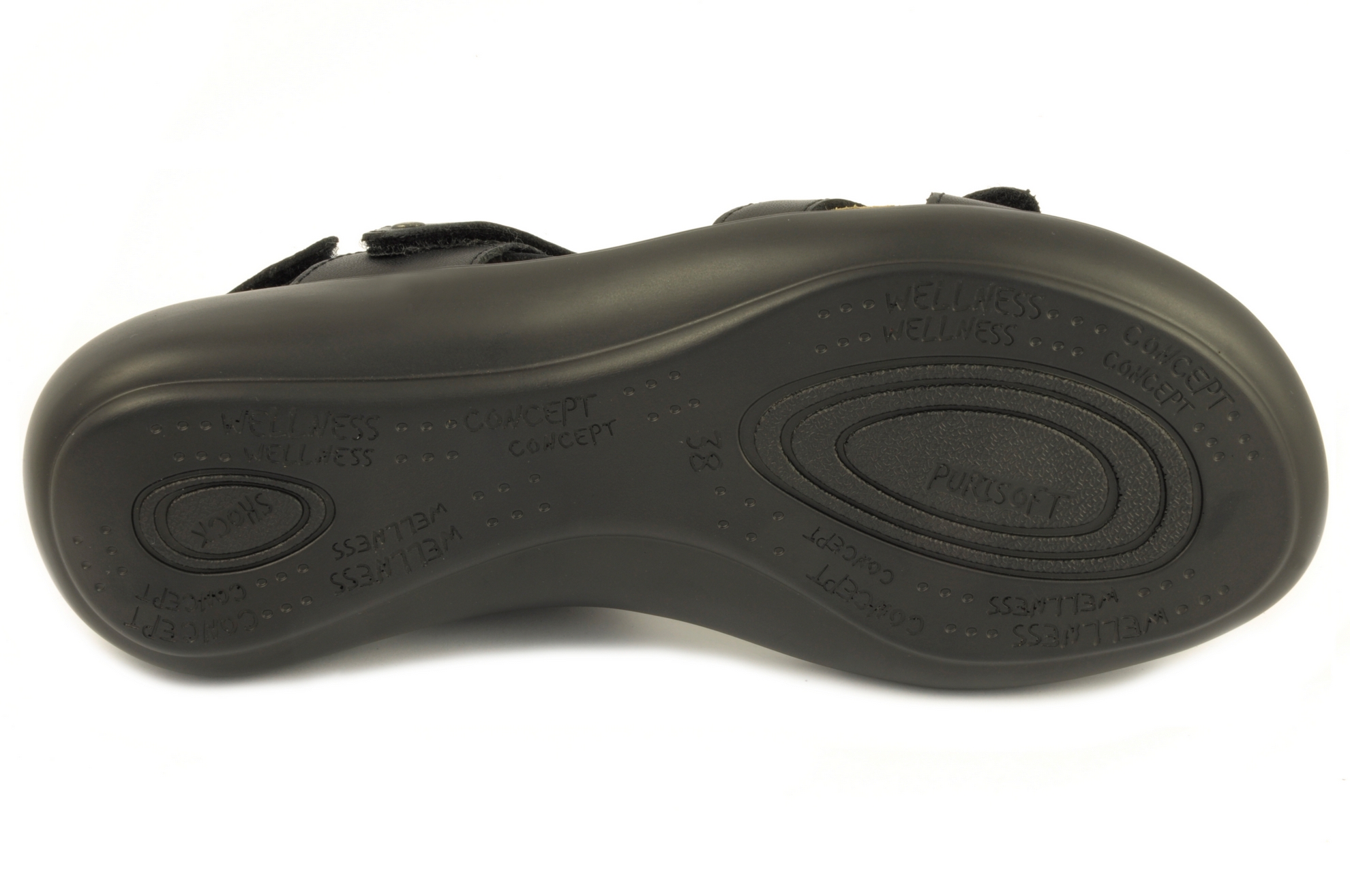 Rebajas Sandalia con velcro Calzado mujer Josef Seibel PIEL NEGRO