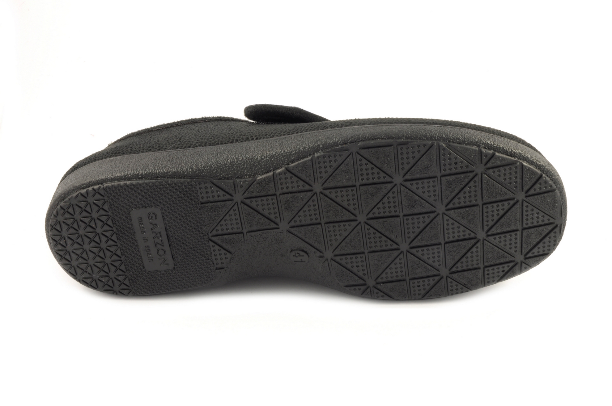 Zapatilla cerrada Calzado hombre Garzón TEXTIL NEGRO
