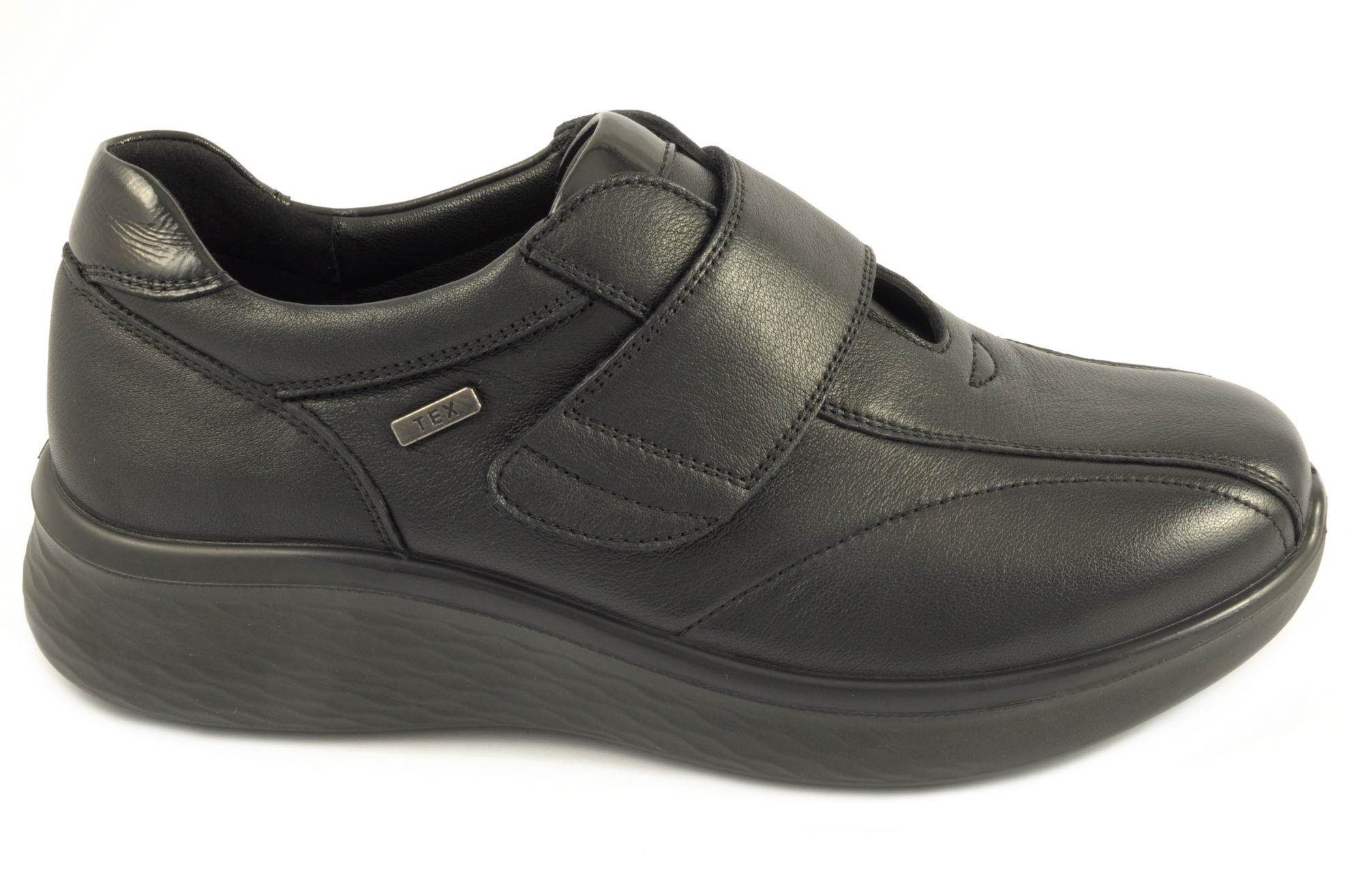 Zapato con velcro Calzado mujer G Comfort PIEL NEGRO