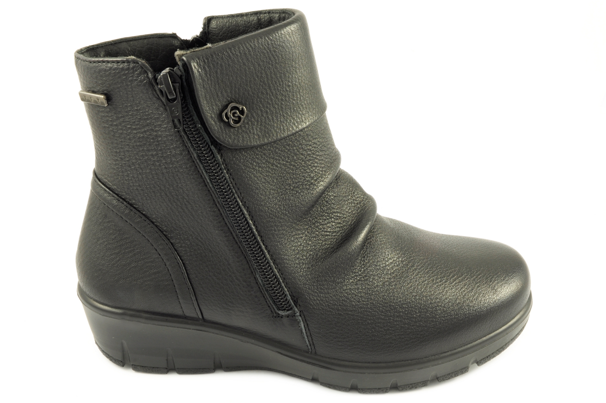 BotÍn con cremallera Calzado mujer G Comfort PIEL NEGRO