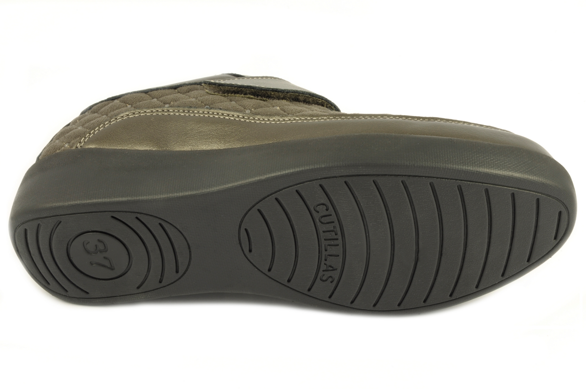 Zapato con velcro Calzado mujer Doctor Cutillas TEXTIL MUSGO