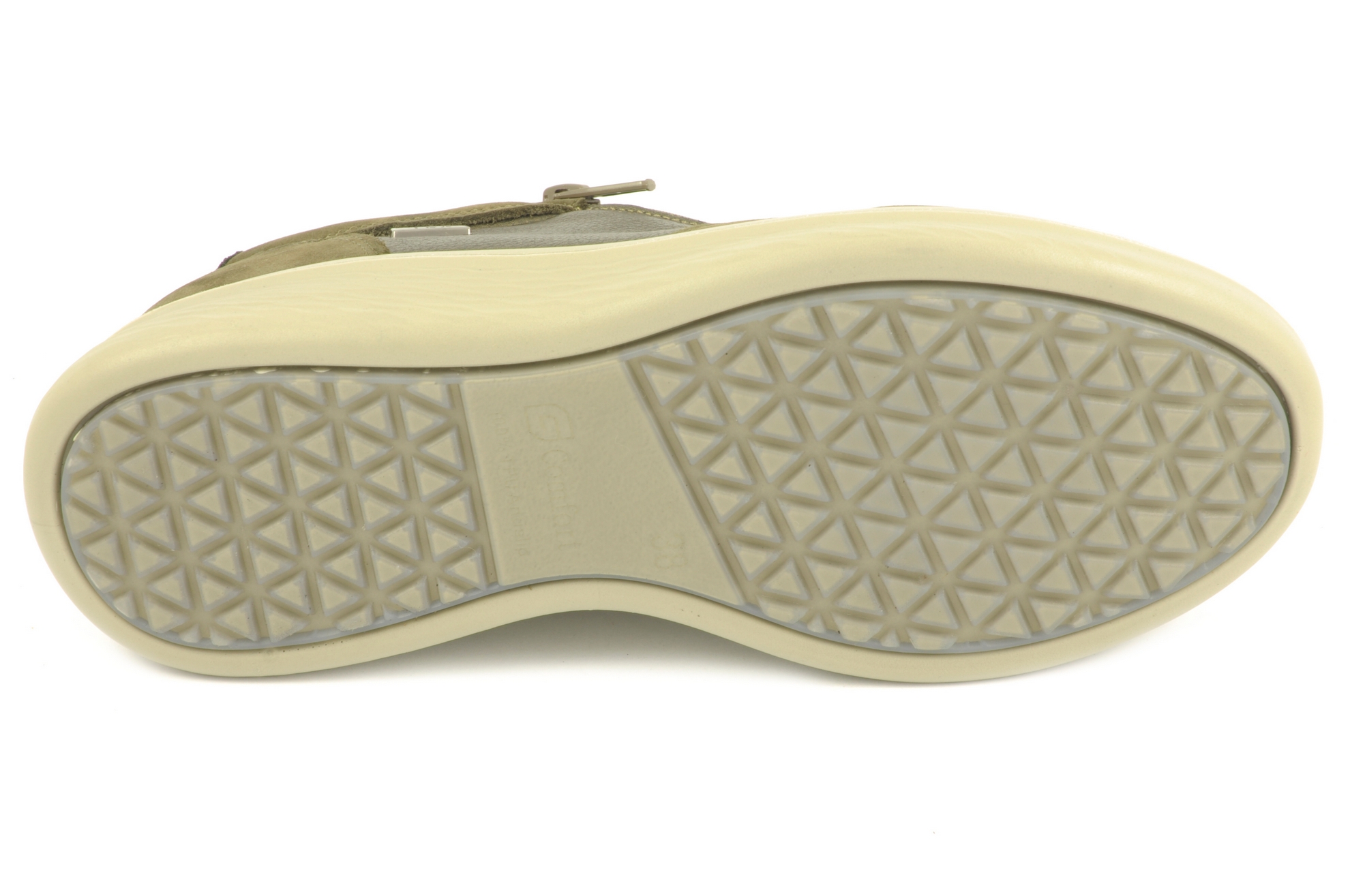 Zapato de cordÓn/cremallera Calzado mujer G Comfort PIEL/TEXTIL MARRÓN METALIZADO