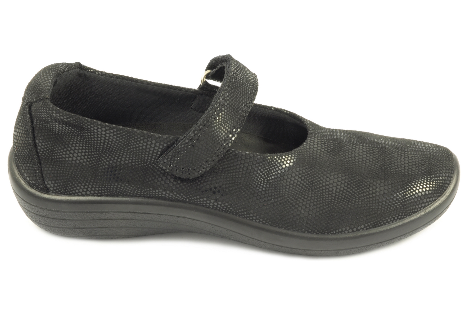 Zapato mercedes Calzado mujer Arcopedico TEXTIL NEGRO