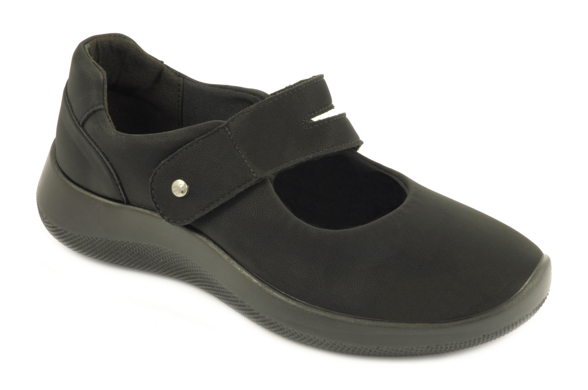 Zapato mercedes Calzado mujer Arcopedico LICRA NEGRO