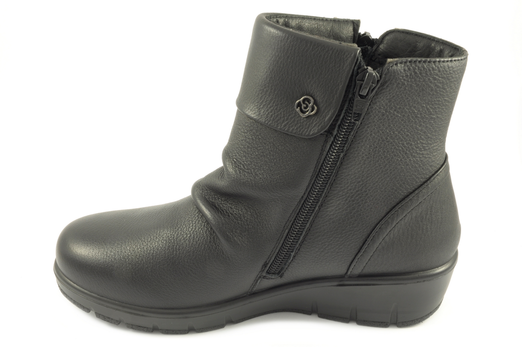 BotÍn con cremallera Calzado mujer G Comfort PIEL NEGRO