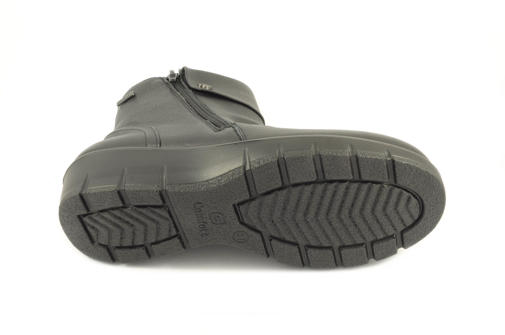 BotÍn con cremallera Calzado mujer G Comfort PIEL NEGRO