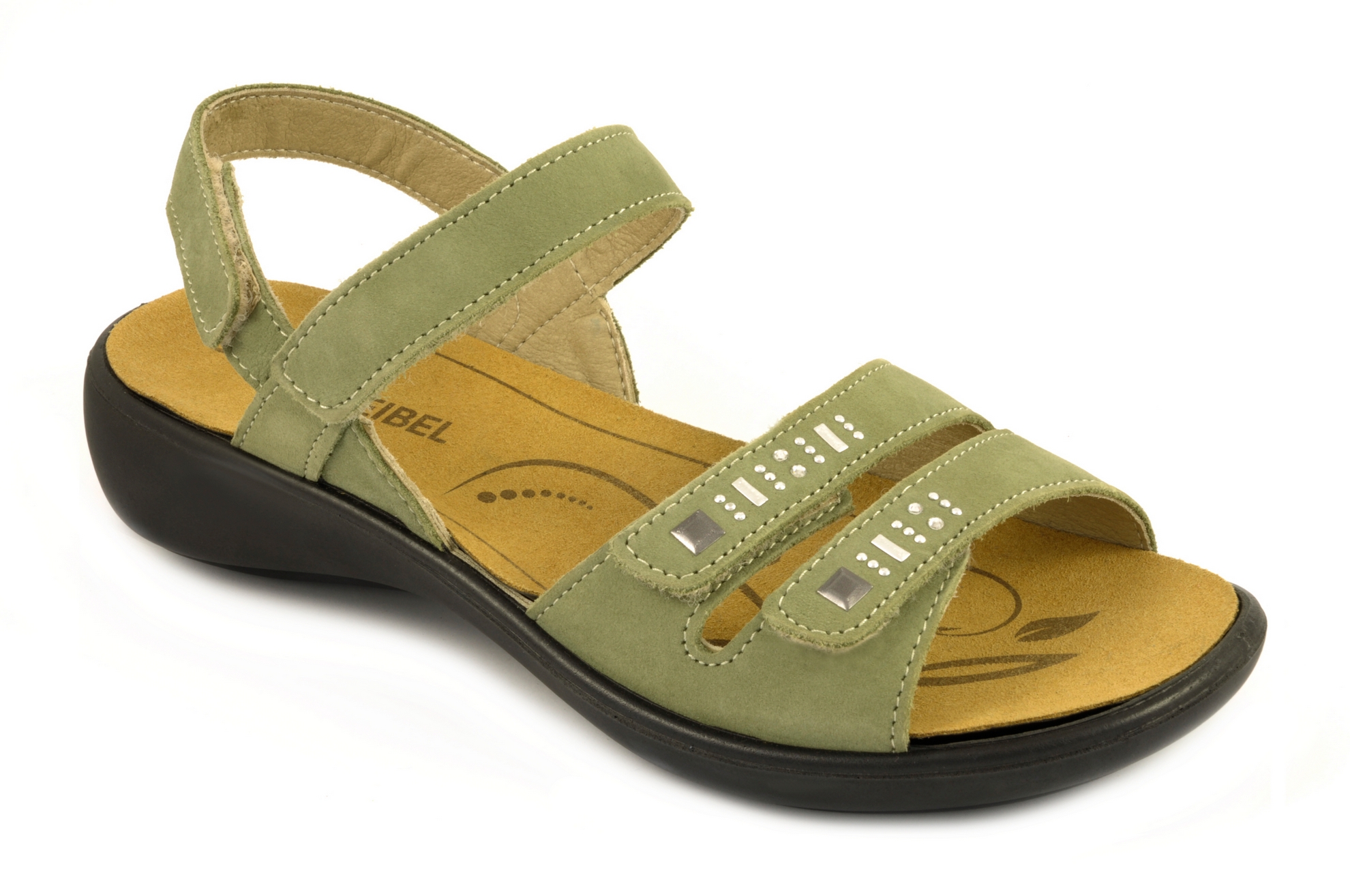 Rebajas Sandalia con velcro Calzado mujer Josef Seibel PIEL VERDE
