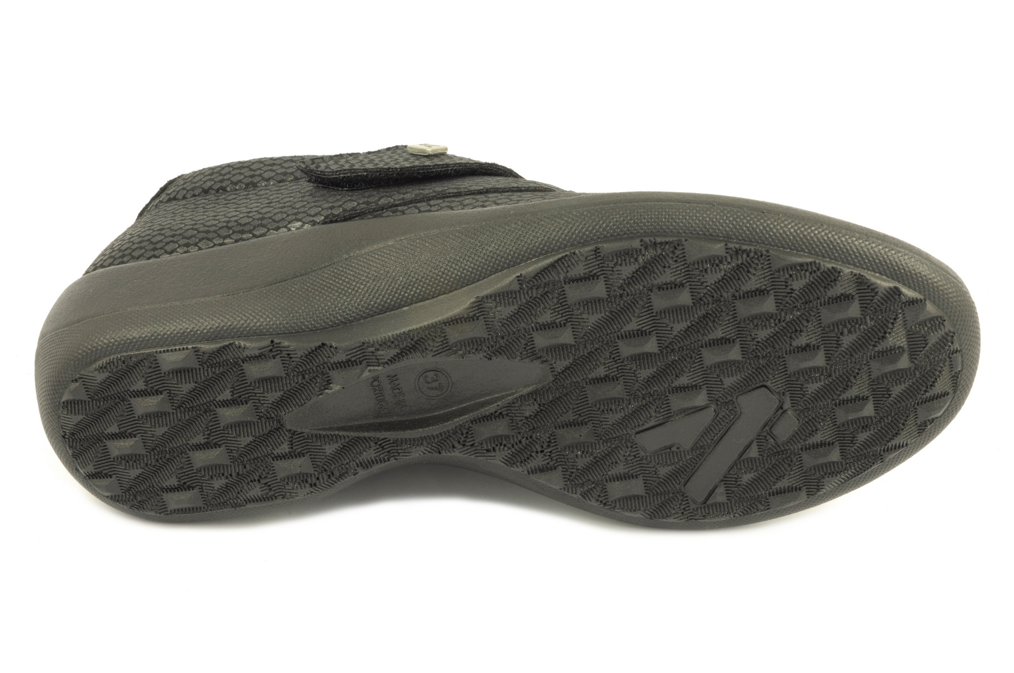 Zapato con velcro Calzado mujer Arcopedico TEXTIL NEGRO