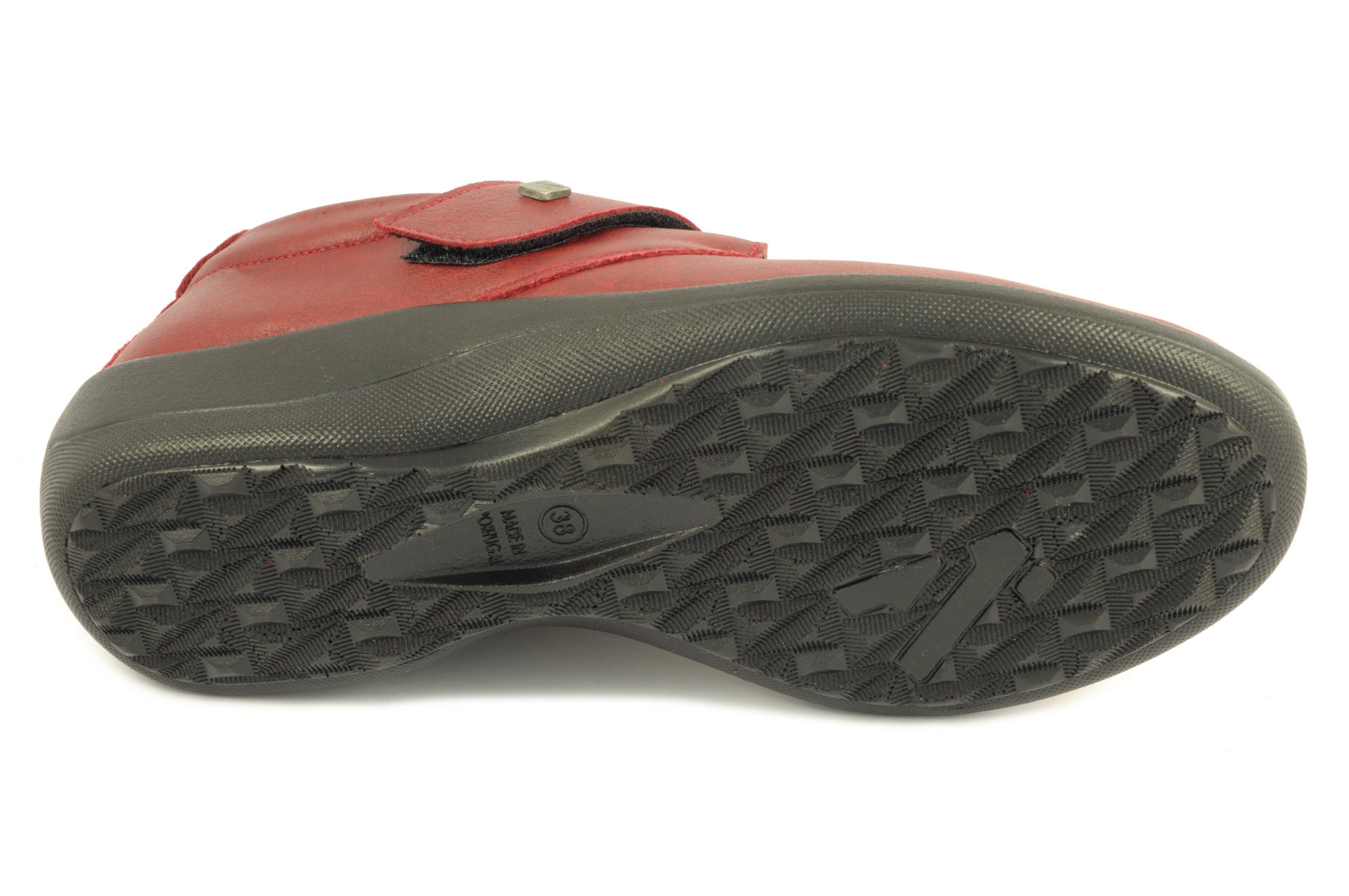 Zapato con velcro Calzado mujer Arcopedico LICRA ROJO