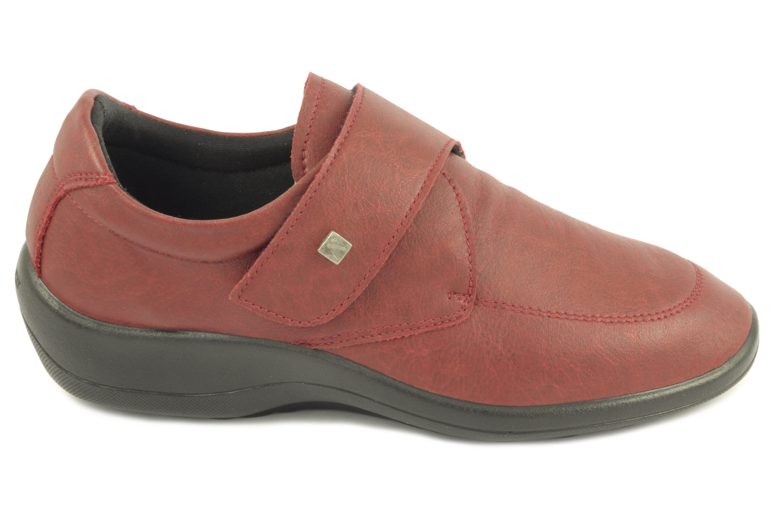 Zapato con velcro Calzado mujer Arcopedico LICRA ROJO